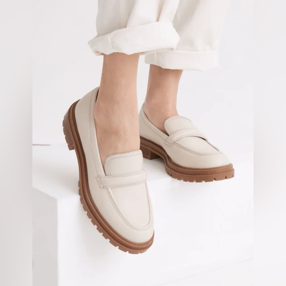 Madewell‎ The Bradley Lugsole Loafer in Leather, Size 8
